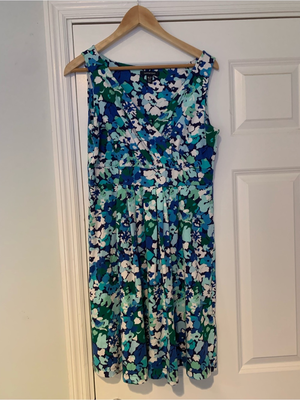 Lands End Stretchy Sundress M/P 10/12